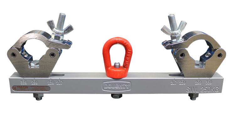 Doughty Solid Hanging Truss Adapter (Aluminum). Supplied by MTN Shop EU