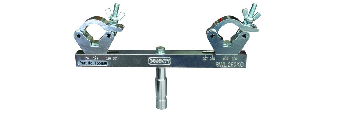 Adaptador de armazón fijo sólido Doughty con espiga de 28 mm de diámetro - MTN Shop EU