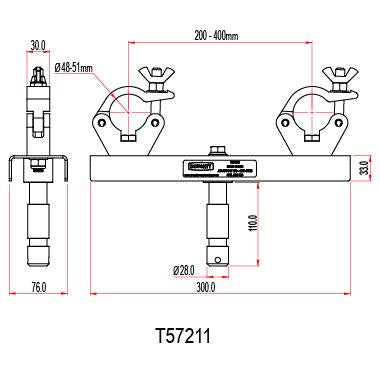 Especificaciones del adaptador de armazón fijo Doughty - Tienda MTN