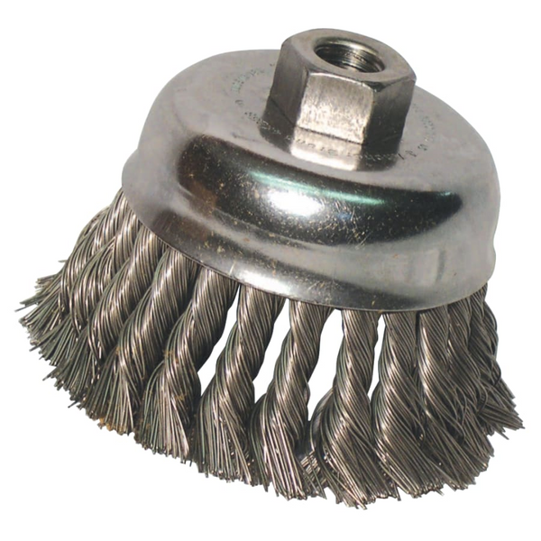 Anchor Brand 2-3/4" Knot Wire Cup Brush .020 Ss Fill 5/8"-11– – Now available at MTN Shop US.