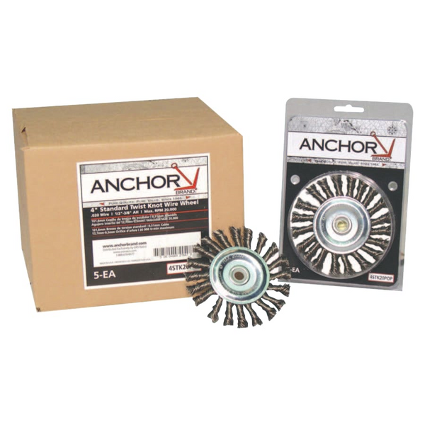 Anchor Brand Anchor 3" Std Twist Knotwheel St-3 .014 1/2-3/8– – Now available at MTN Shop US.