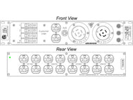 Motion Labs Rac Pac rack mount power distribution unit with breakered outlets for equipment racks - imagen 10