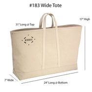 Bolso tote de lona natural Steele Canvas Basket Corp - Ancho 5 "– – Ahora disponible en MTN Shop EE. UU.