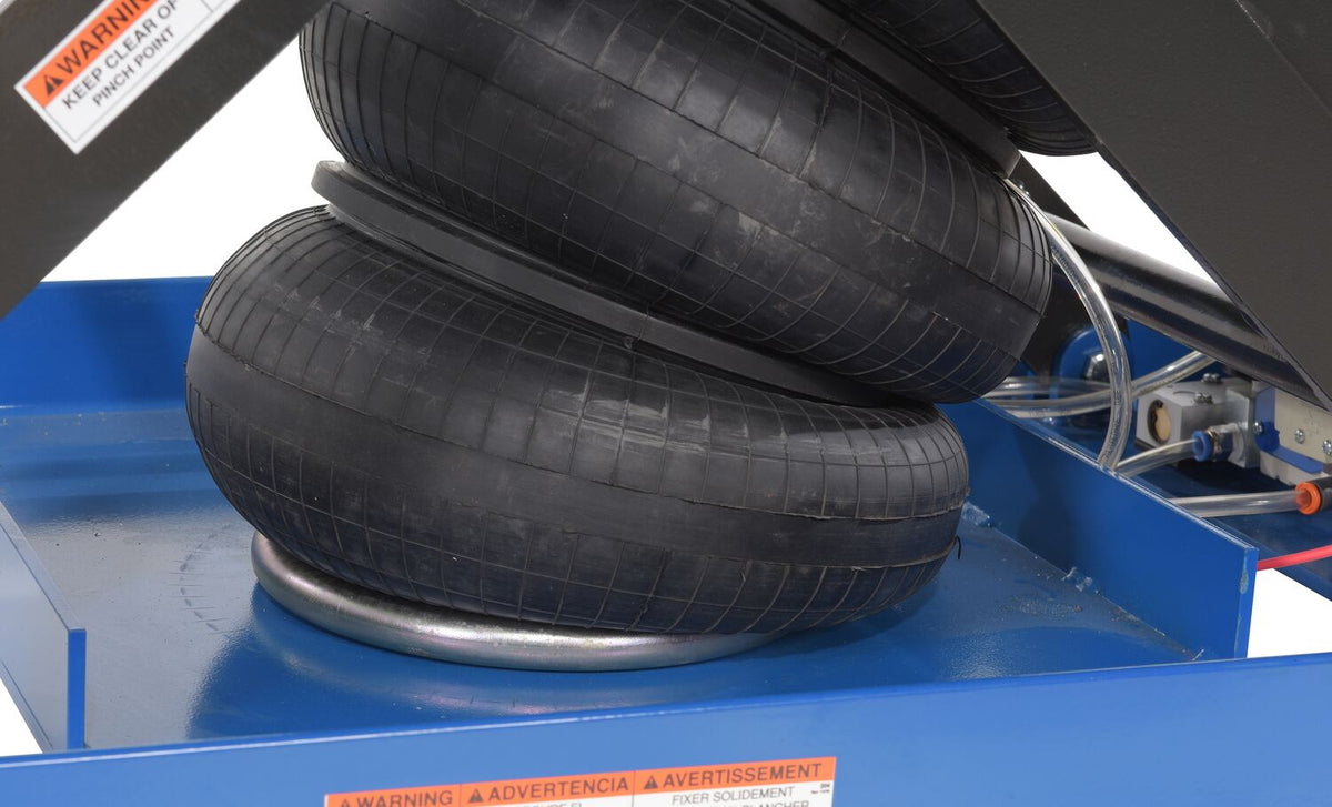Mesas elevadoras de tijera con bolsas de aire de servicio pesado de Vestil Manufacturing Corp– – Ahora disponibles en MTN Shop US. - imagen 6