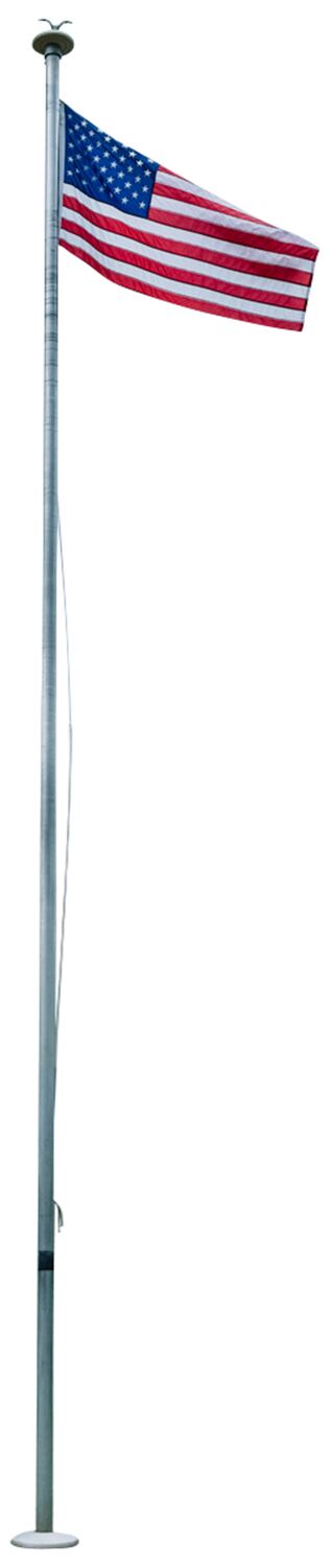 Vestil Manufacturing Corp Stainless Steel Flag Poles and American Flags