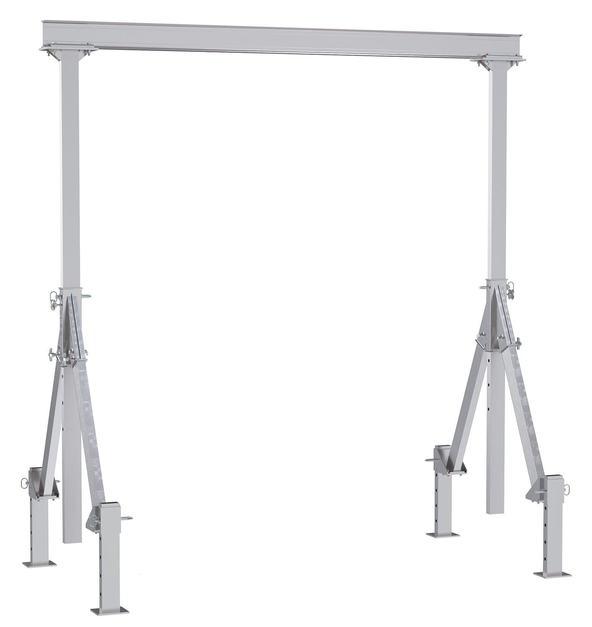 Grúas pórtico de aluminio de altura ajustable de Vestil Manufacturing Corp con opción de nivelación ajustable: ahora disponibles en MTN Shop US.