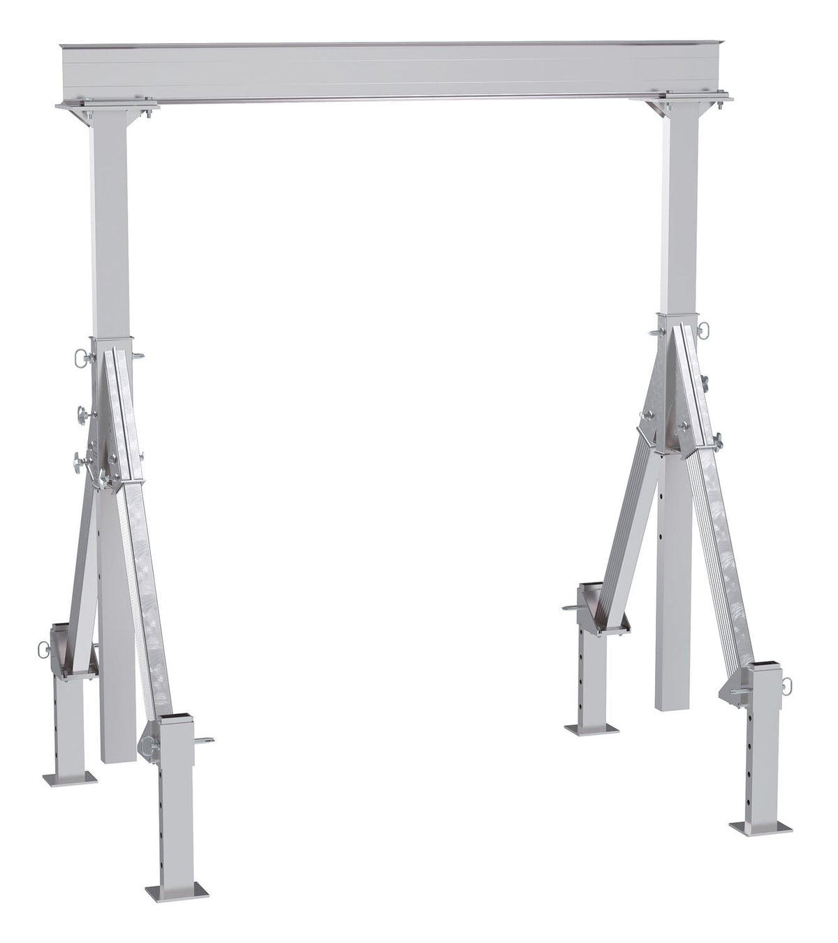 Grúas pórtico de aluminio de altura ajustable de Vestil Manufacturing Corp con opción de nivelación ajustable: ahora disponibles en MTN Shop US.