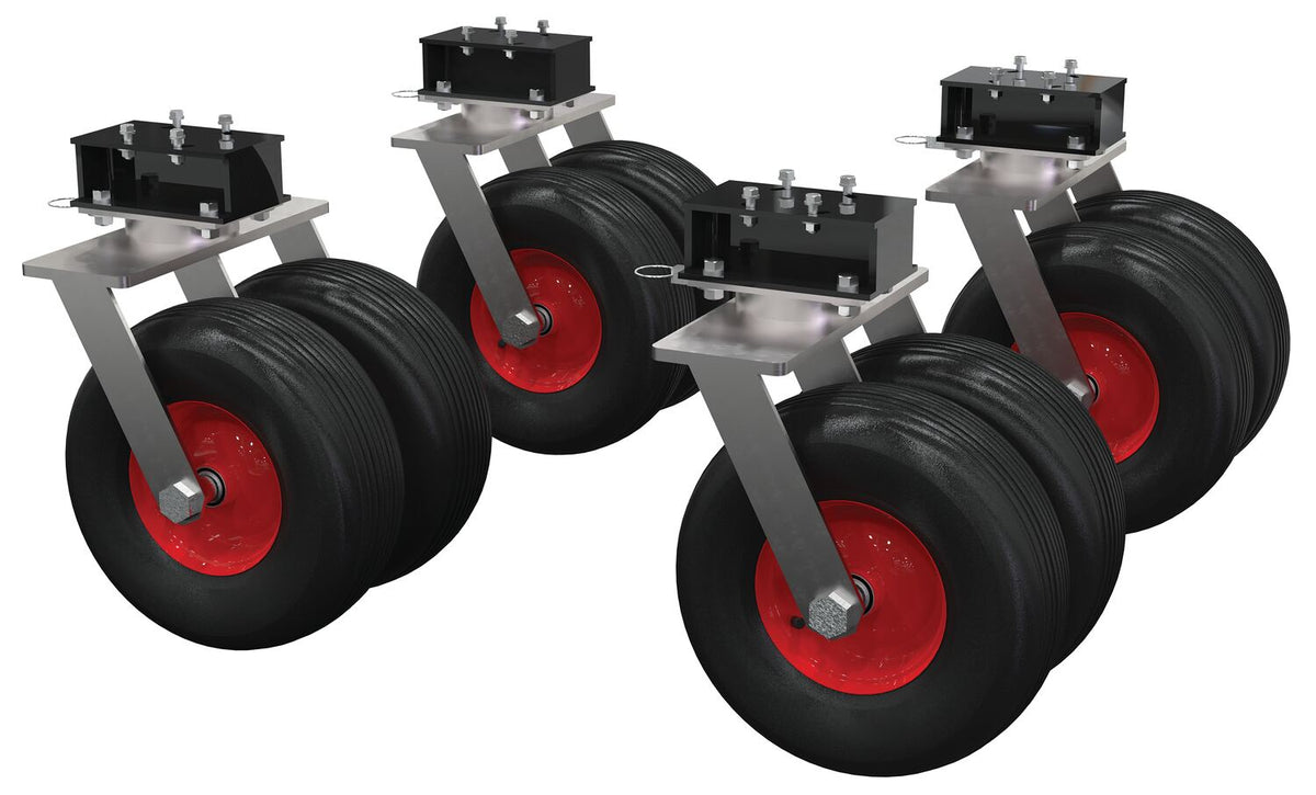 Grúas pórtico de acero ajustables de Vestil Manufacturing Corp con ruedas neumáticas: ahora disponibles en MTN Shop US.