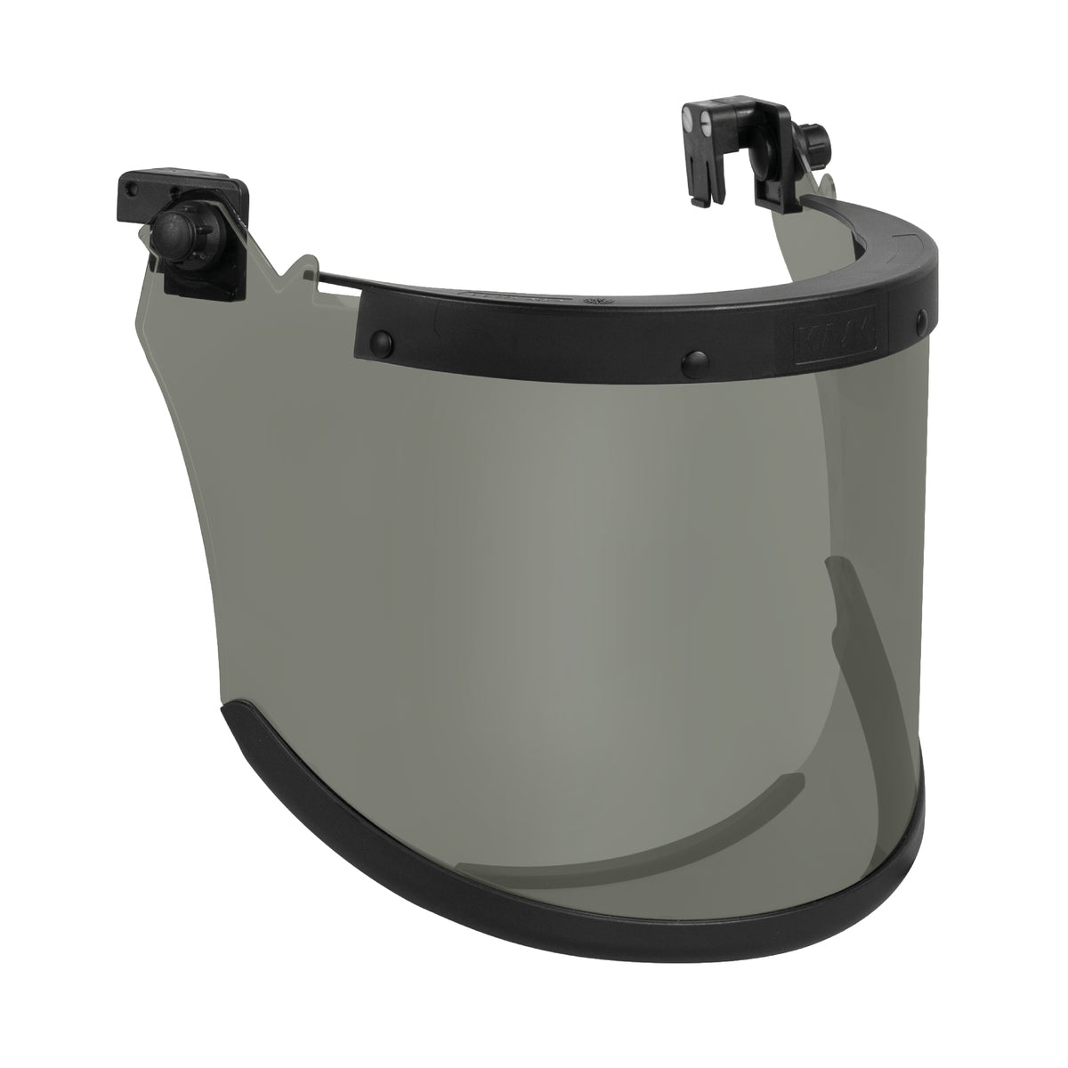 Front view of the ARC VISOR ATPV27 ERGO showing the see-through chin protection, compatible with the kask zenith x2 visor series for electrical safety. - imagen 2