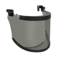 Front view of the ARC VISOR ATPV27 ERGO showing the see-through chin protection, compatible with the kask zenith x2 visor series for electrical safety. - imagen 2