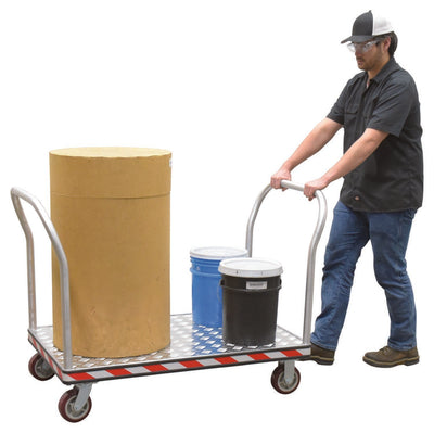 Vestil Manufacturing Corp Heavy Duty Aluminum Treadplate Platform Trucks– – Now available at MTN Shop US.