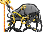 Petzl SEQUOIA Attachment Bridge installed on the gated attachment points of a SEQUOIA PLUS harness - imagen 4