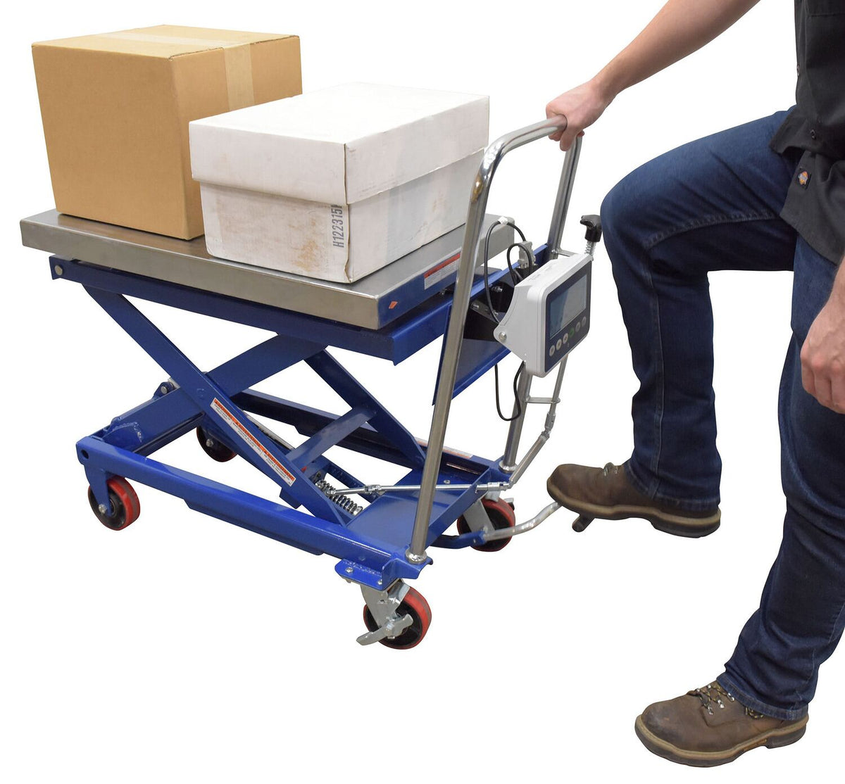 Carros de tijera Vestil Manufacturing Corp con báscula incorporada– – Ahora disponibles en MTN Shop US.