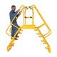 Vestil Manufacturing Corp Alternating Step Cross-Over Ladders