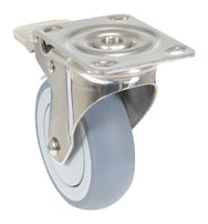 Vestil Manufacturing Corp TPR (caucho termoplástico) sobre ruedas de acero inoxidable– – Ahora disponible en MTN Shop US.