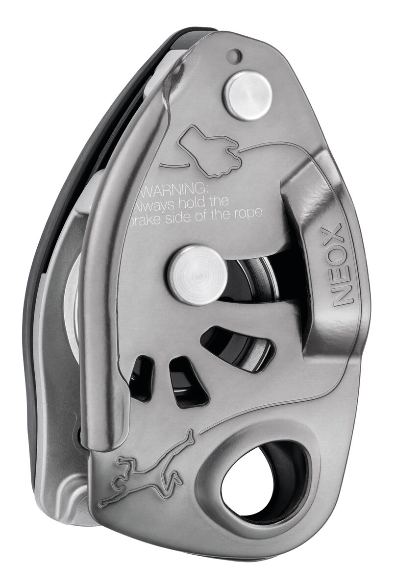 Asegurador Petzl NEOX® Gris