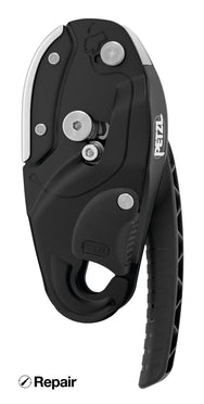 Petzl RIG repairable descender in black - imagen 3