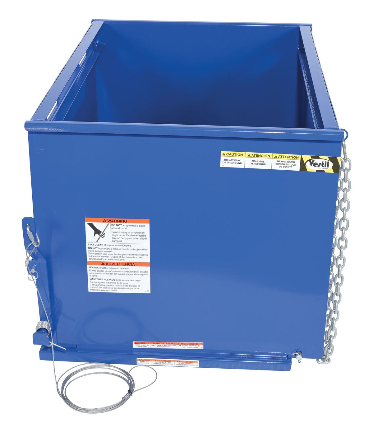 Tolva de fondo abatible de Vestil Manufacturing Corp– – Ahora disponible en MTN Shop US. - imagen 5