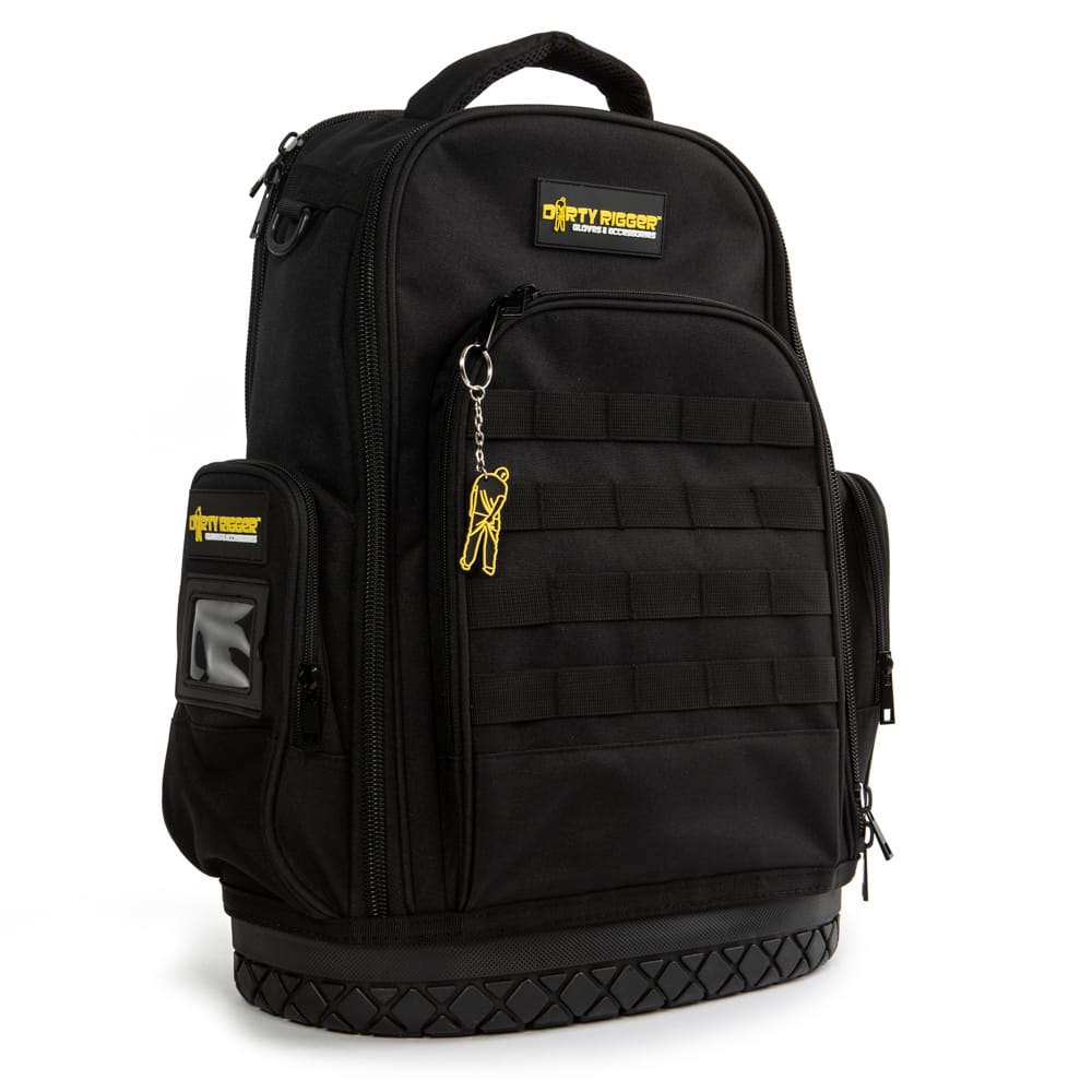 Mochila para técnicos de Dirty Rigger: la bolsa para equipos Dirty Rigger tiene 12 litros de espacio para herramientas, tabletas y más. Esta bolsa de herramientas acolchada con correa para el hombro es ideal para aparejadores, uso en construcción y más. – Ahora disponible en MTN Shop US. - imagen 14