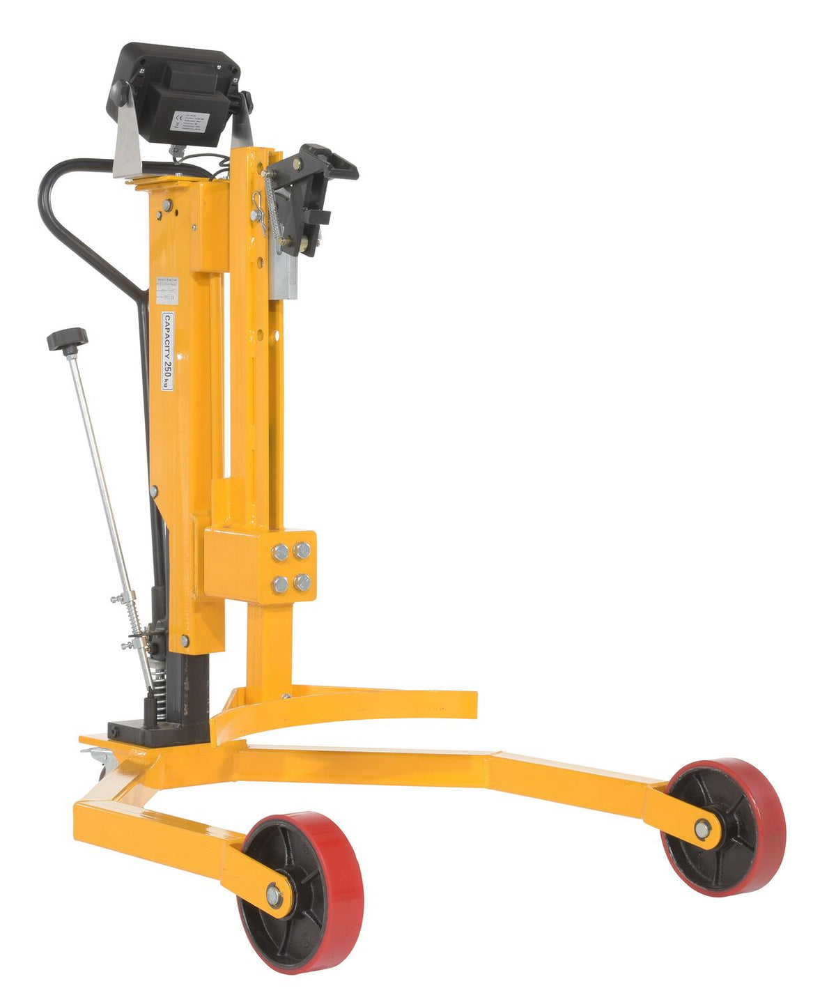 Camión de tambor ergonómico con báscula Vestil Manufacturing Corp– – Ahora disponible en MTN Shop US.