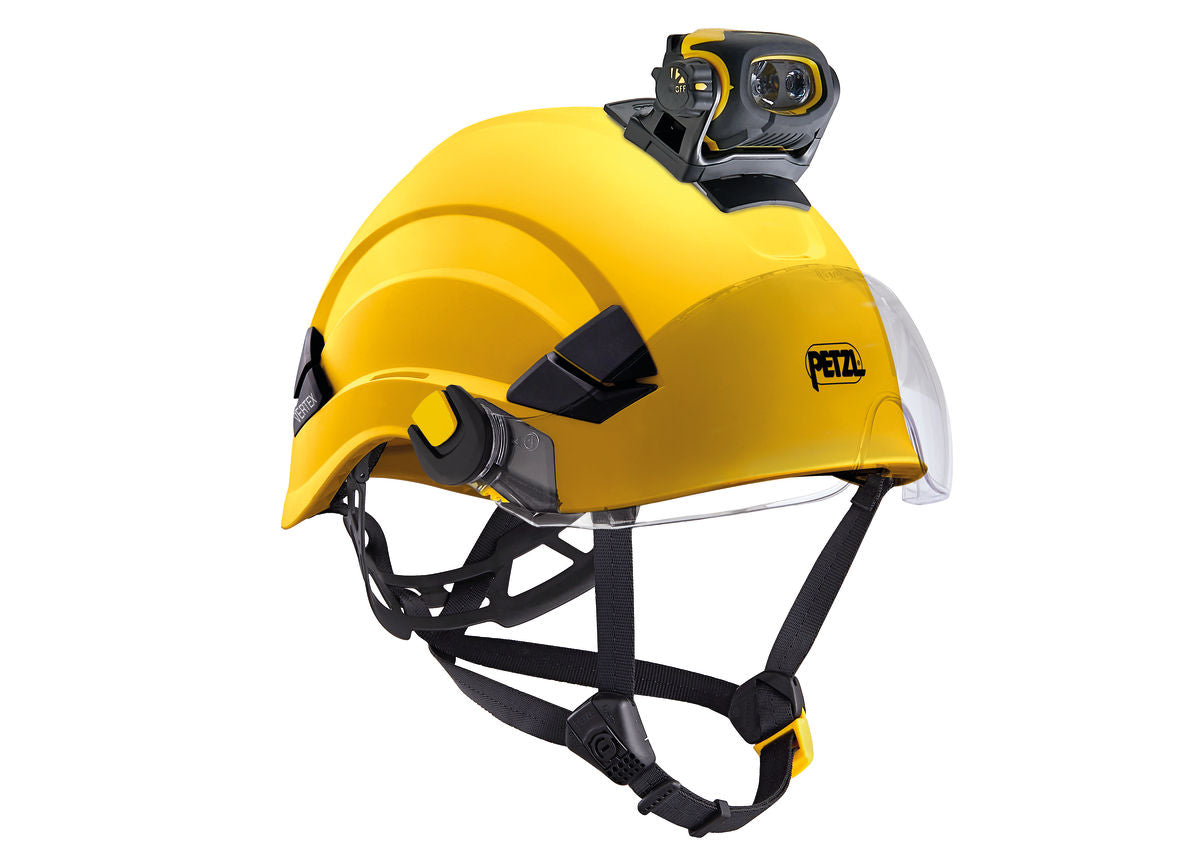 Soporte de casco Petzl Pixadapt para linternas frontales.