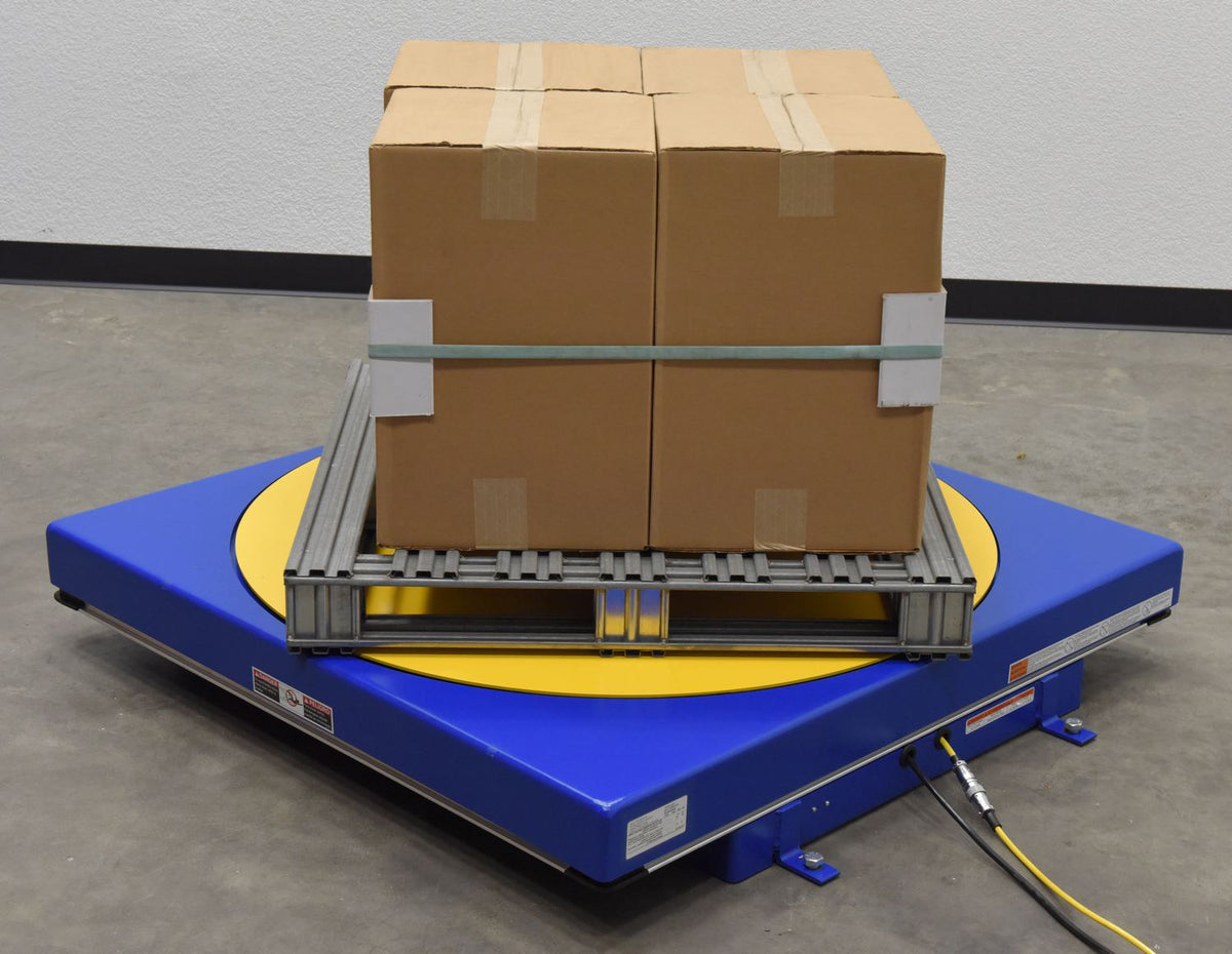 Carrusel incorporado manual de Vestil Manufacturing Corp para mesas de tijera– – Ahora disponible en MTN Shop US. - imagen 5
