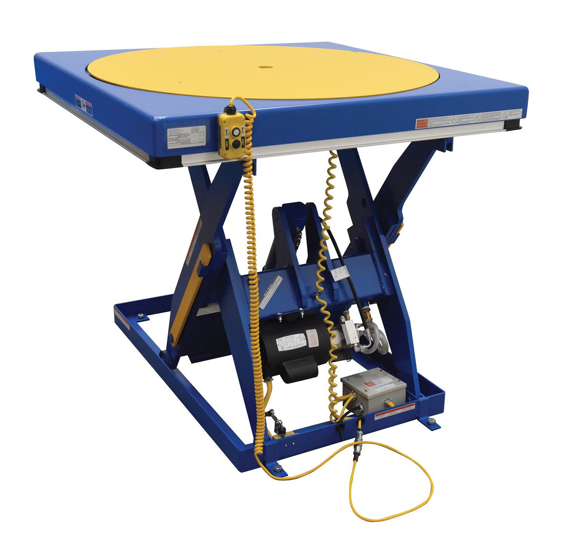 Carrusel incorporado manual de Vestil Manufacturing Corp para mesas de tijera– – Ahora disponible en MTN Shop US. - imagen 2