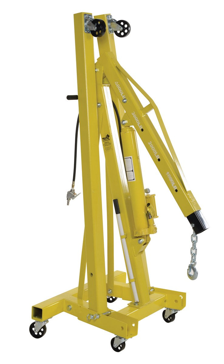 Vestil Manufacturing Corp Air/Hand Pump Hydraulic Shop Crane– – Now available at MTN Shop US.