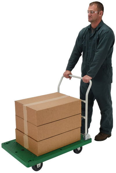 Vestil Manufacturing Corp Plastic Platform Trucks with Fold Down Handle– – Now available at MTN Shop US.