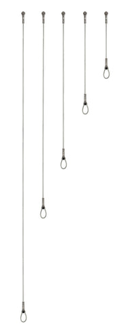 Correa de anclaje Petzl Wire Strop fabricada en acero galvanizado de 6,5 mm con dos terminaciones de diferentes tamaños para configuraciones versátiles. Cuenta con una funda de poliuretano para un fácil manejo y protección UV. Disponible en cinco longitudes (50 cm, 100 cm, 150 cm, 200 cm y 300 cm), con una resistencia a la rotura de 23 kN. Ideal para instalar anclajes en entornos de acceso mediante cuerdas y de trabajo en altura.