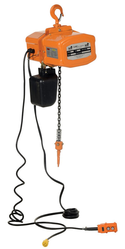 Vestil Manufacturing Corp Economy Chain Hoists with Chain Container– – Now available at MTN Shop US.