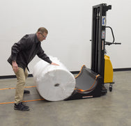Vestil Manufacturing Corp Roll Material Transporter with DC Powered Lift Feature– – Now available at MTN Shop US.