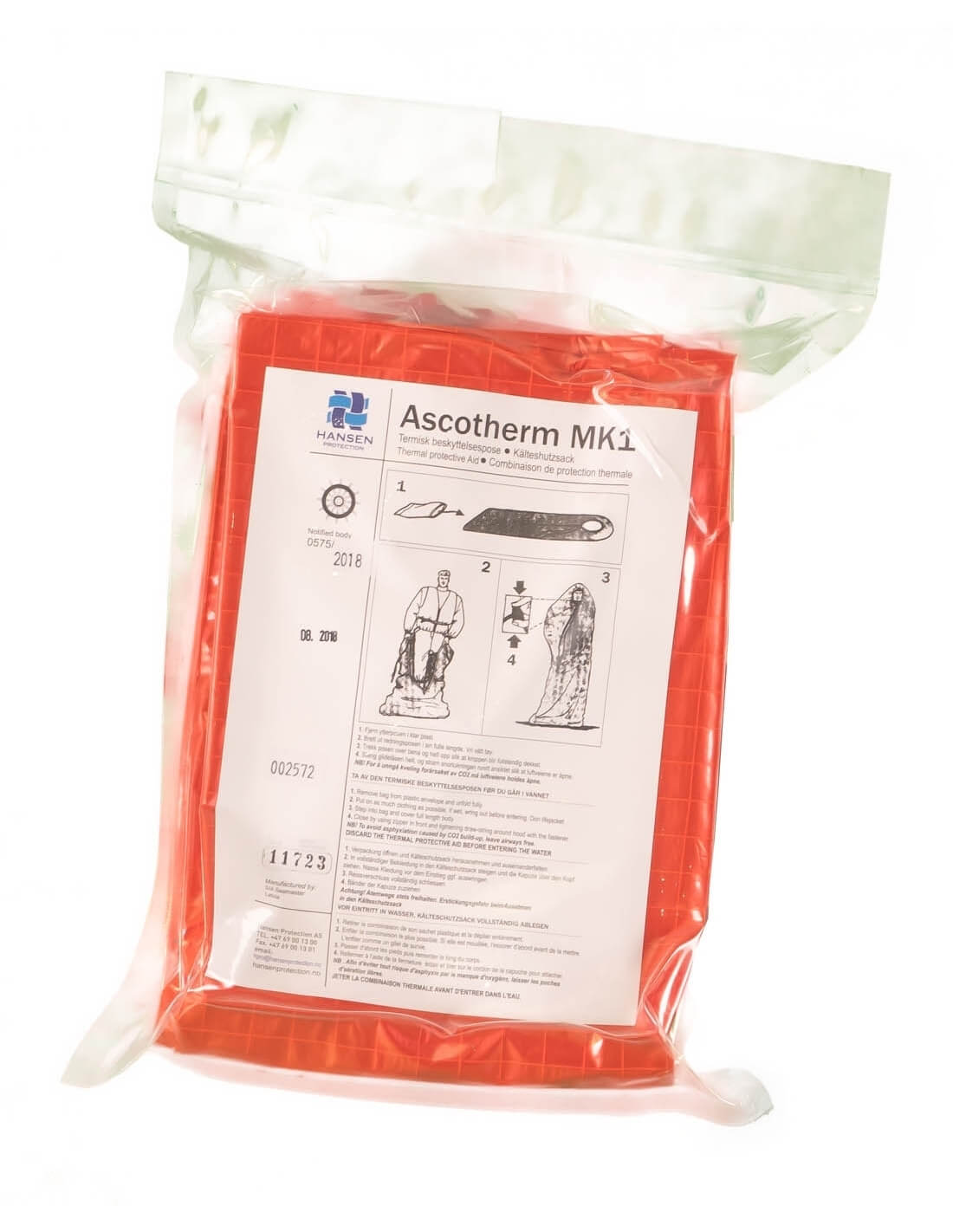 Hansen Protección Ascotherm MK I 85601 50 piezas - imagen 2