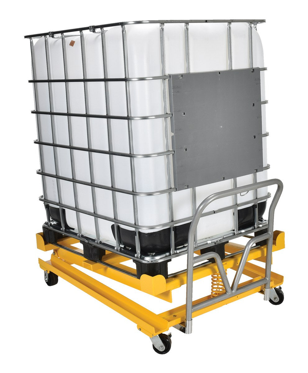 Soportes inclinables para IBC de Vestil Manufacturing Corp con bolsillos para horquillas y carro basculante para IBC: ahora disponibles en MTN Shop US.