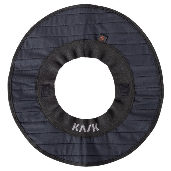 KASK FR Sun Shield Blue Night — flame resistant Nomex Kevlar sun protection accessory, front view - imagen 2