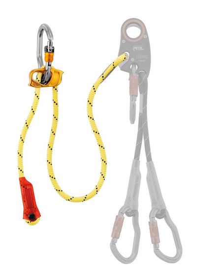Elemento de amarre ajustable de repuesto Petzl Lezard, diseñado para usarse con el elemento de amarre helivac LEZARD. Fabricado con materiales duraderos para una evacuación segura en helicóptero. Pesa 250 gy viene con una garantía de 3 años.