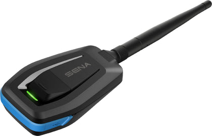 Adaptador Sena MeshPort azul de Bluetooth a intercomunicador Mesh - vista frontal