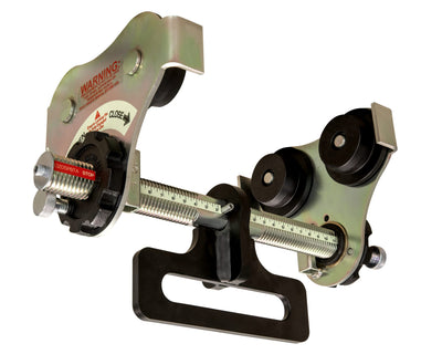Push Beam Trolley with OBH hanger
0.5 T Push Beam Trolley with up to 12 inch flange width and integrated OBH hanger (Made in USA)