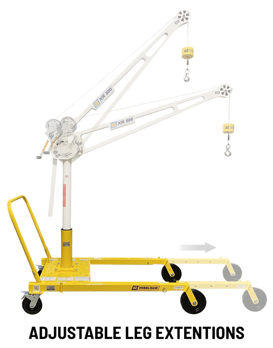 OZ Lifting Wheel Base for Davit Cranes eg extentions - imagen 2
