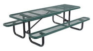 Mesas de picnic Vestil Manufacturing Corp - Malla de acero– – Ahora disponibles en MTN Shop US.