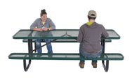 Mesas de picnic Vestil Manufacturing Corp - Malla de acero– – Ahora disponibles en MTN Shop US.