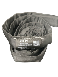 MTN Round Slings– MTN Slings are designed to match theatrical settings and safely perform during all of your lifting applications. For sale in 2', 3', 4', 6', 8' 9', 12' lengths. Best round slings for rigging, lightweight, OSHA certified, black theatrical color. – Now available at MTN Shop US. - imagen 3