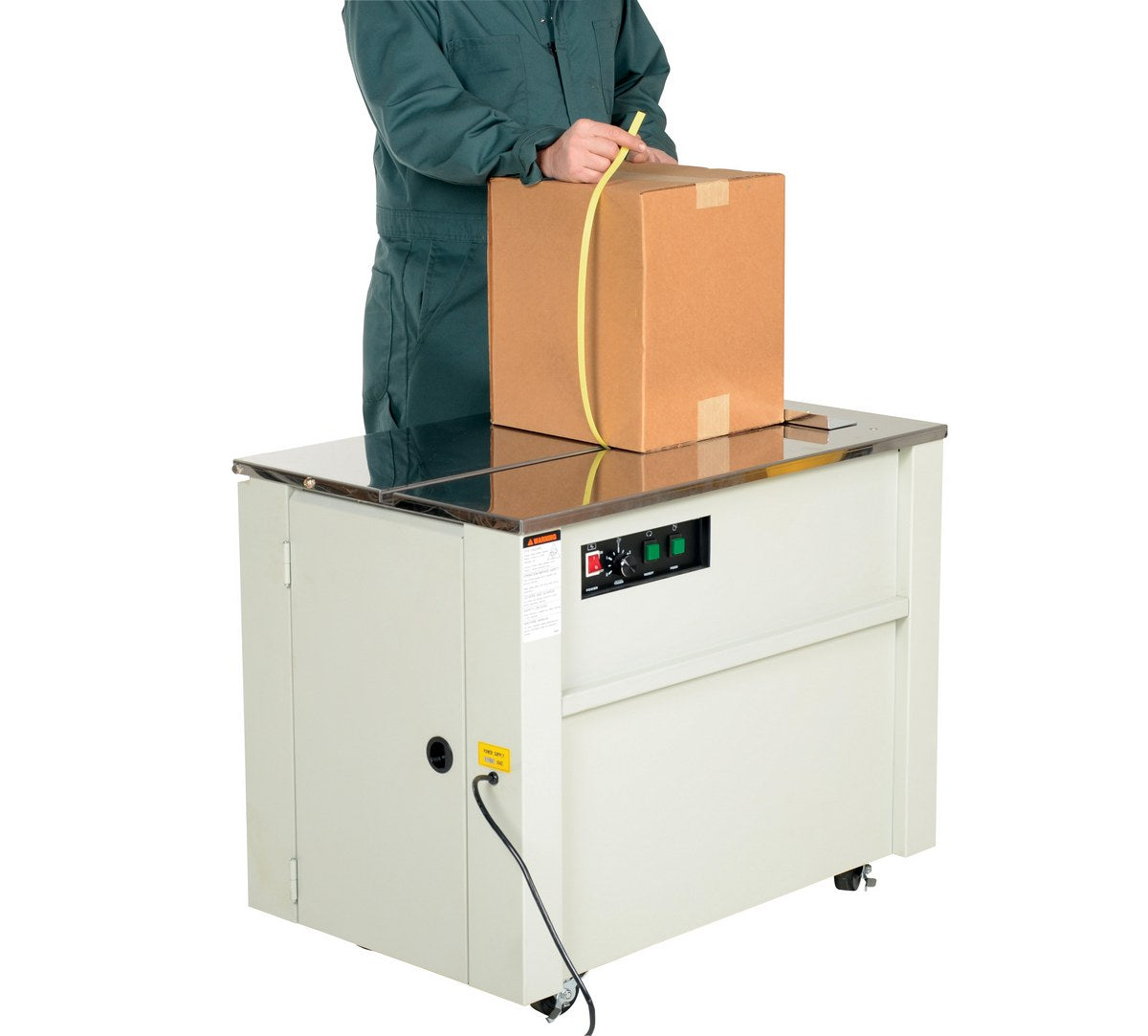 Máquina flejadora semiautomática Vestil Manufacturing Corp– – Ahora disponible en MTN Shop US.
