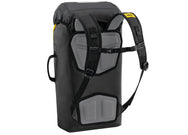 Black Petzl Transport 30L durable caving backpack