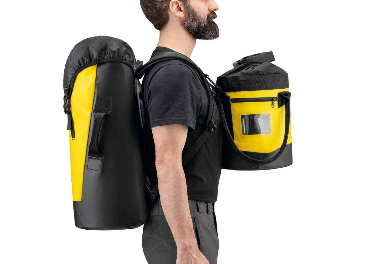 Mochila espeleología duradera Petzl Transport 30L amarilla - imagen 7