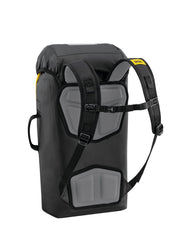 Black Petzl Transport 30L durable caving backpack