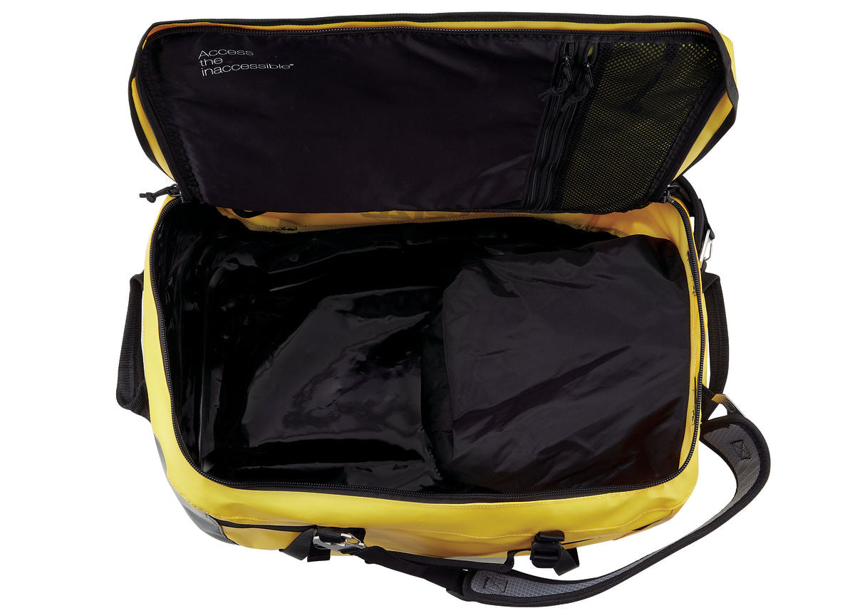 Mochila Petzl Duffel 65L negra y amarilla. - imagen 4
