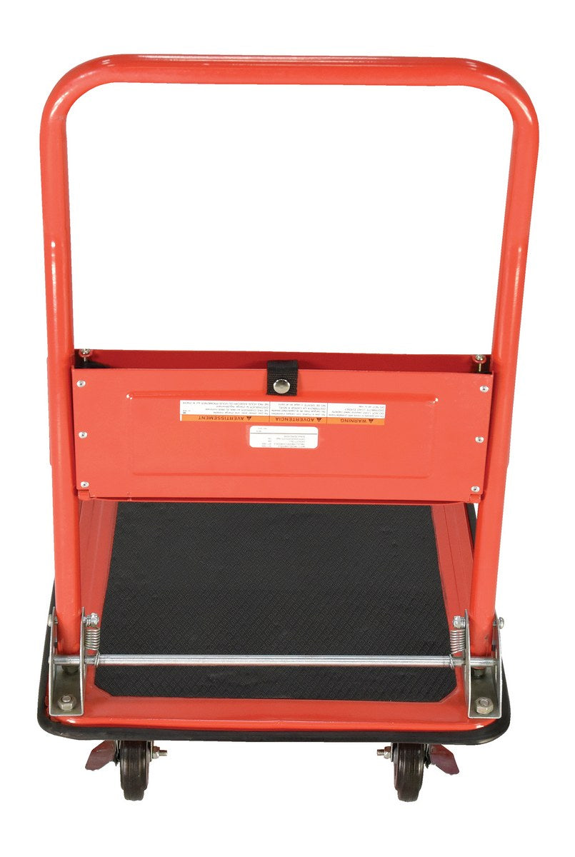 Camión con plataforma con manija plegable de acero Vestil Manufacturing Corp– – Ahora disponible en MTN Shop US. - imagen 4