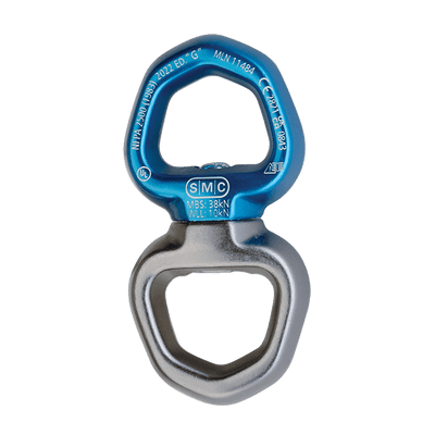 PMI SMC Reactor Swivel– SMC’s Swivel – NFPA rescue swivel is a high-performance product with incredibly smooth action and a beautiful feel and finish. Great for confined space and hauling – Now available at MTN Shop US.