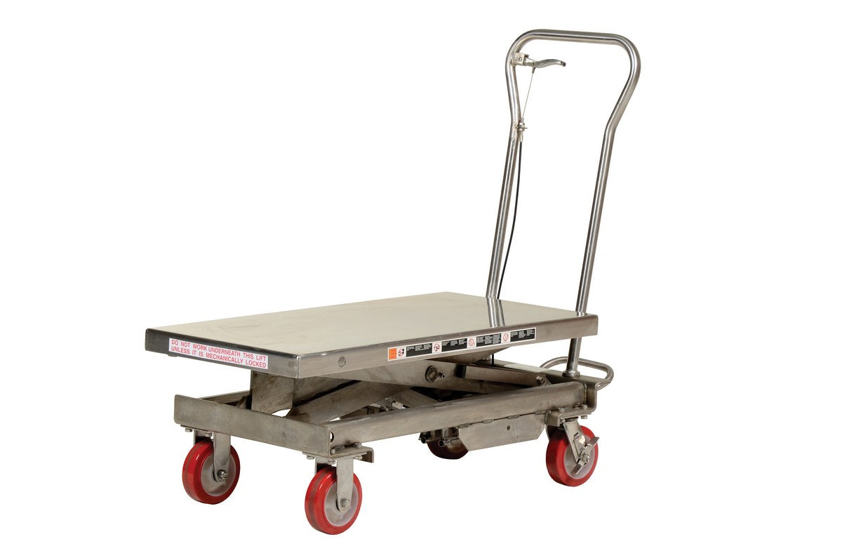 Vestil Manufacturing Corp Stainless Steel Scissor Carts– – Now available at MTN Shop US.